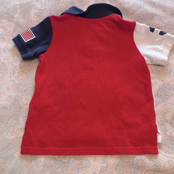 Ralph Lauren 4th of July patriotic polo and shorts set - Picture 4 of 6